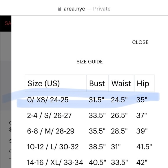 AREA Crystal Heart Cutout Short in Black Sz 0 XS - Picture 15 of 15